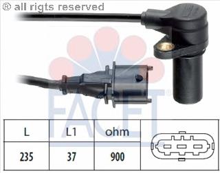 Sensor de cigüeñal 90326 Facet