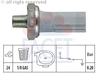 Sensor de aceite Facet 70187