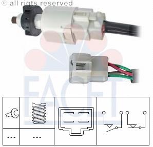 7.1273 Facet interruptor luz de freno