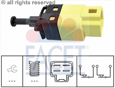 Interruptor de luz de freno Facet 71264 precio, desde 15,56 EUR