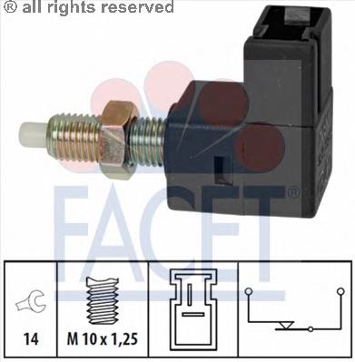 Interruptor de embrague Facet 71300