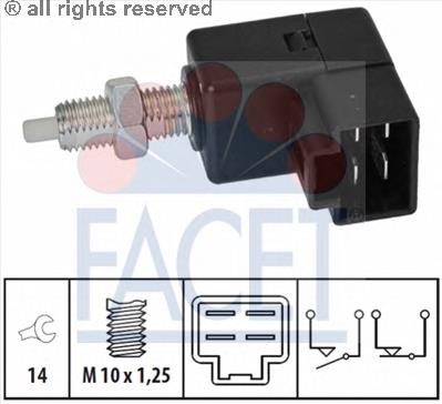 Comprar 71294 Facet Interruptor de luz de freno