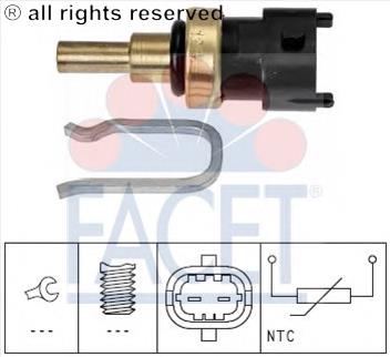 Sensor de temperatura del refrigerante Facet 73357 precio, desde 13,99 EUR
