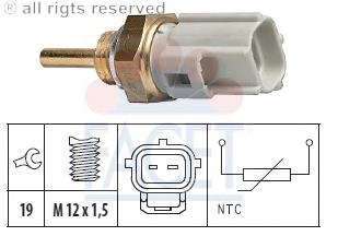 Sensor de temperatura del refrigerante del tablero 73323 Facet