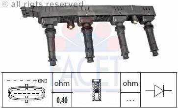 96407 Facet bobina de encendido