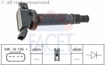 Bobina de encendido Facet 96358