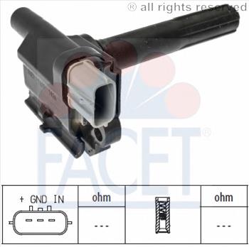 96470 Facet bobina de encendido