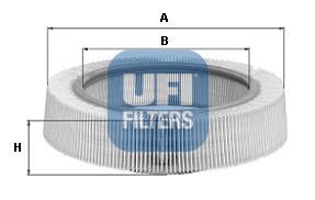 Filtro de aire 7701034873 Renault (RVI)