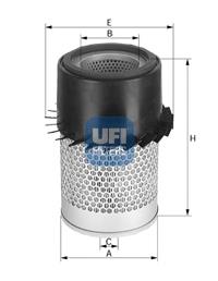 2787800 UFI filtro de aire