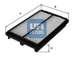3017300 UFI Filtro de aire de motor