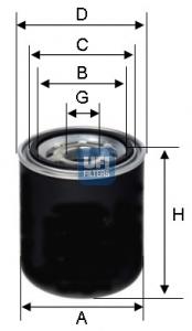Comprar 2725900 UFI Filtro del desecador de aire (separador de agua y aceite) (camión)