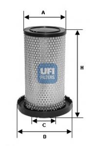 2717500 UFI filtro de aire