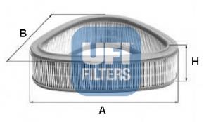 2717400 UFI Filtro de aire de motor