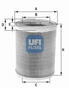Filtro aire UFI 2760600