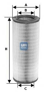 2752700 UFI filtro de aire