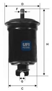 Filtro combustible 3151600 UFI