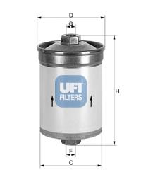 3153100 UFI filtro combustible