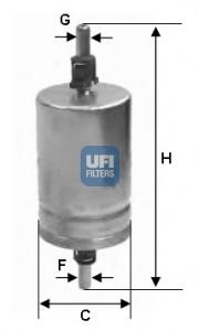 Filtro combustible UFI 3151000 precio, desde 7,53 EUR