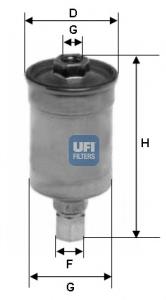 Filtro de combustible 3151100 UFI
