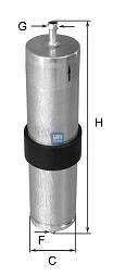 Filtro de gasoil UFI 3156900