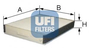 Filtro de cabina UFI 5307700 precio, desde 14,11 EUR