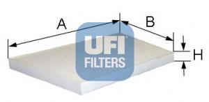 Filtro de cabina UFI 5309400 precio, desde 9,42 EUR