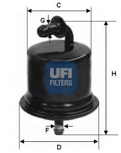 31.724.00 UFI filtro combustible