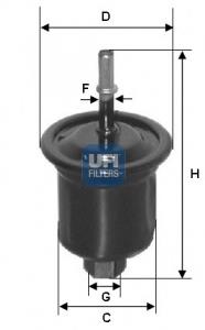 Filtro de gasoil UFI 3173100