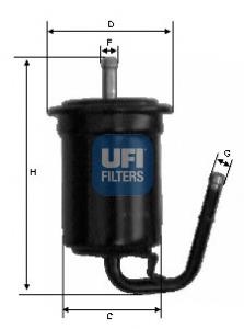 3171400 UFI filtro de combustible