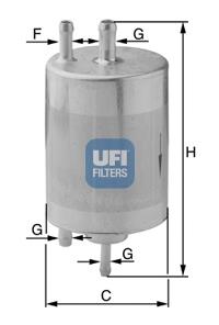 Filtro de gasoil UFI 3183400