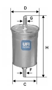 Filtro de combustible 3185000 UFI