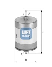 31.817.00 UFI filtro combustible