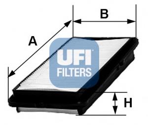 3023900 UFI filtro de aire