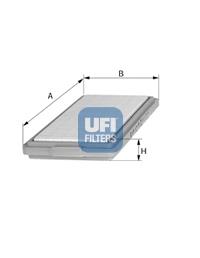 3096700 UFI Filtro de aire de motor