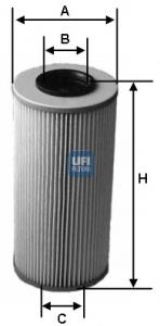2558700 UFI filtro de aceite