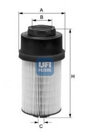 2600900 UFI Filtro de gasolina