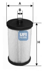 26.012.00 UFI filtro combustible