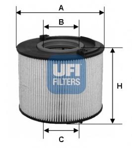 Filtro de combustible 2601500 UFI