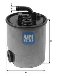 Comprar 2400500 UFI Filtro diesel