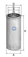 2431901 UFI filtro combustible