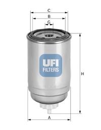 KC25 Mahle Original Filtro de gasolina