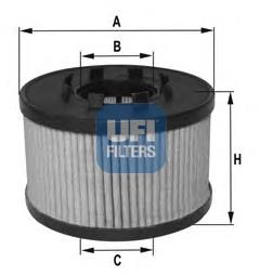 Comprar 2501500 UFI Filtros de aceite