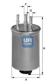 24.445.00 UFI filtro combustible