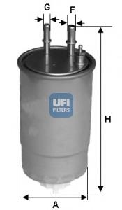 24.ONE.01 UFI filtro combustible