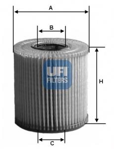 2504900 UFI filtro de aceite