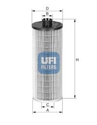 Comprar 2503600 UFI Filtros de aceite