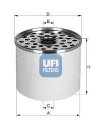 24.360.00 UFI filtro combustible