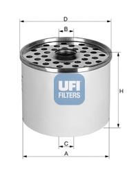 Filtro combustible UFI 2436100 precio, desde 2,00 EUR