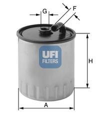 2442900 UFI Filtro de gasolina