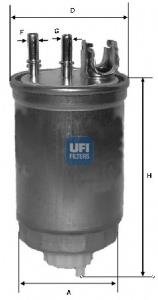 Filtro de gasoil PBR AG6065